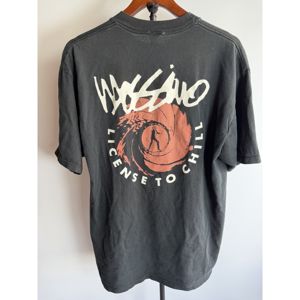 VTG 90's Skate Mossimo 007 Parody Tee Shirt License to Chill Size L Made In USA